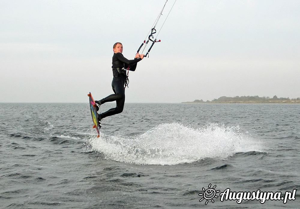 Windsurfing i kitesurfing 27-10-2014 w Jastarni na Pwyspie Helskim