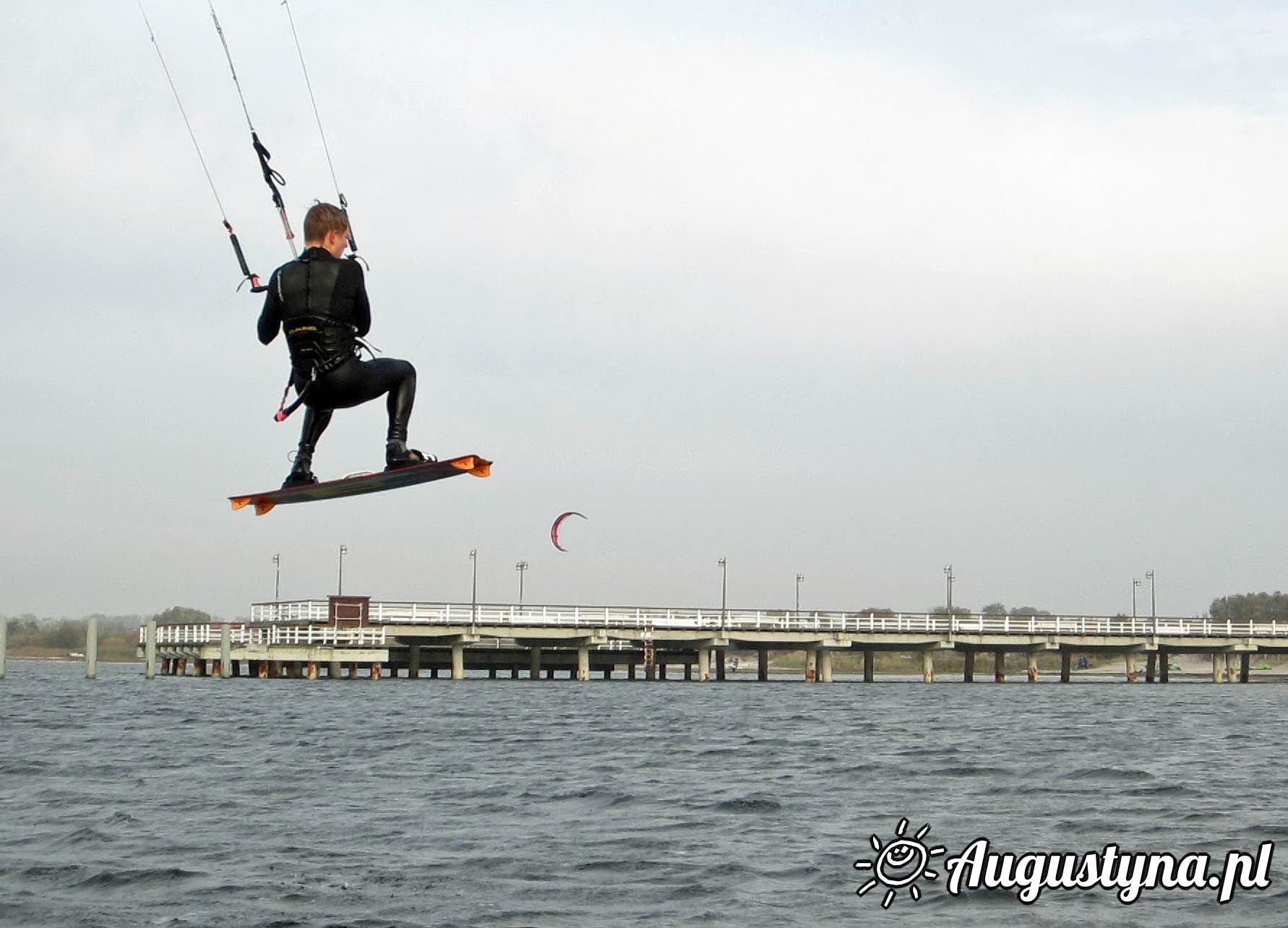 Windsurfing i kitesurfing 27-10-2014 w Jastarni na Pwyspie Helskim