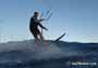 Sunset windsurfing at Harbour Wall in El Medano