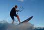 Sunset windsurfing at Harbour Wall in El Medano