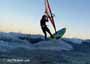 Sunset windsurfing at Harbour Wall in El Medano