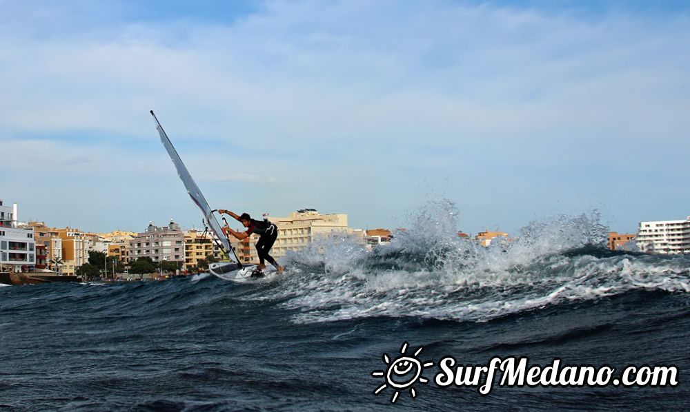 Windsurfing with TWS at Playa Sur in El Medano