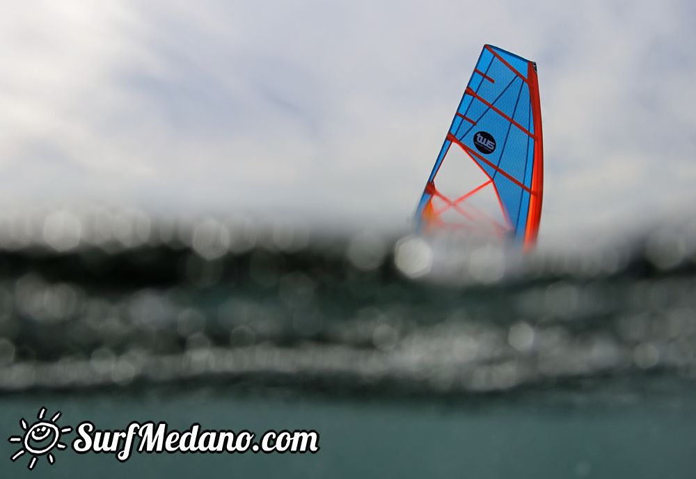 Windsurfing with TWS at Playa Sur in El Medano