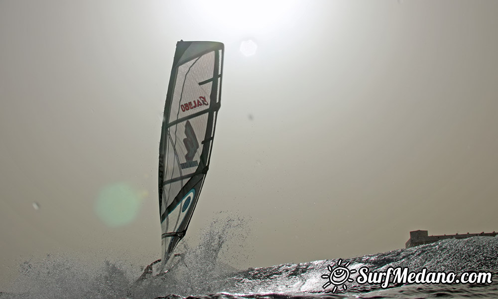 Ripping waves at El Cabezo in El Medano 10-01-2014