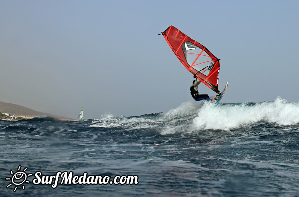 Ripping waves at El Cabezo in El Medano 10-01-2014