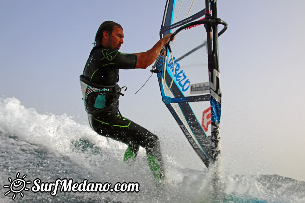 Ripping waves at El Cabezo in El Medano 10-01-2014