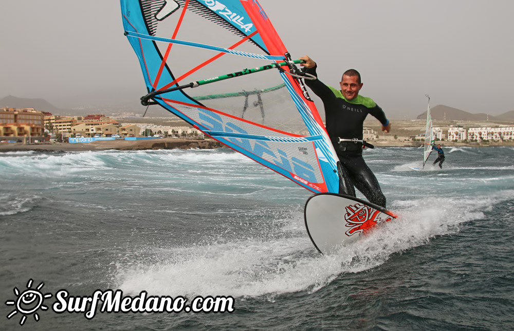 Ripping waves at El Cabezo in El Medano 11-01-2014