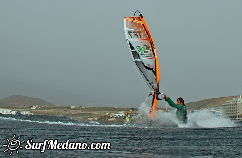 Ripping waves at El Cabezo in El Medano 11-01-2014