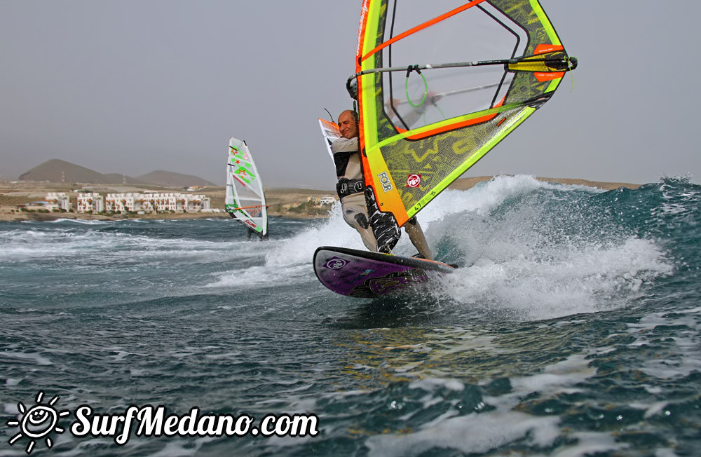 Ripping waves at El Cabezo in El Medano 11-01-2014