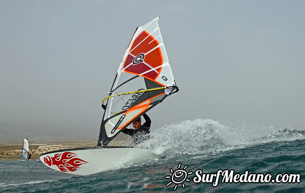 Ripping waves at El Cabezo in El Medano 11-01-2014