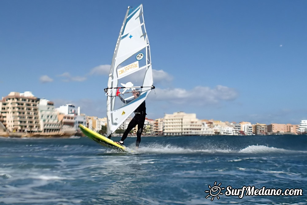 Fun with up to 40 knots wind in El Medano 19-02-2015 Tenerife