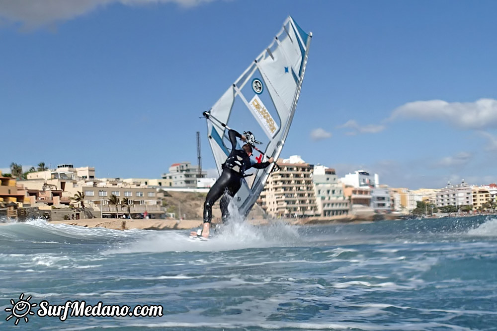 Fun with up to 40 knots wind in El Medano 19-02-2015 Tenerife