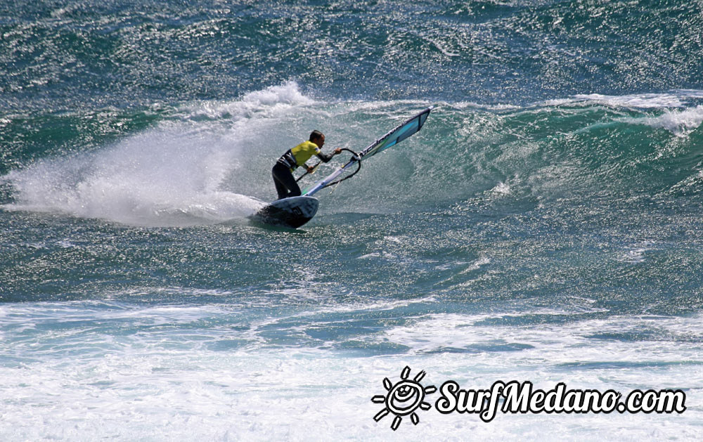 Windsurfing at El Cabezo in El Medano 29-03-2015 