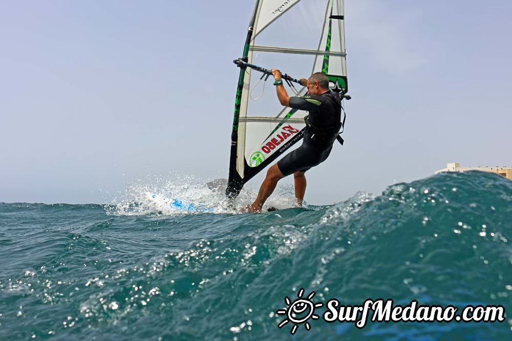 Windy Calima in El Medano 16-05-2015 Tenerife