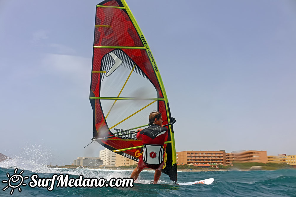 Windy Calima in El Medano 16-05-2015 Tenerife