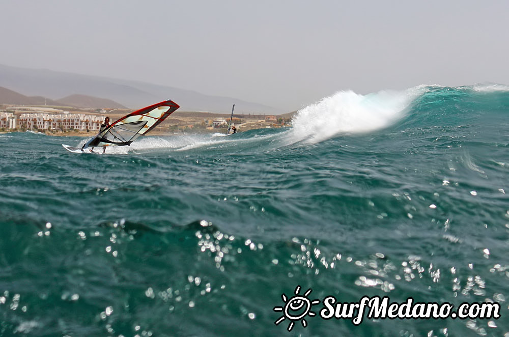 Windy Calima in El Medano 16-05-2015 Tenerife