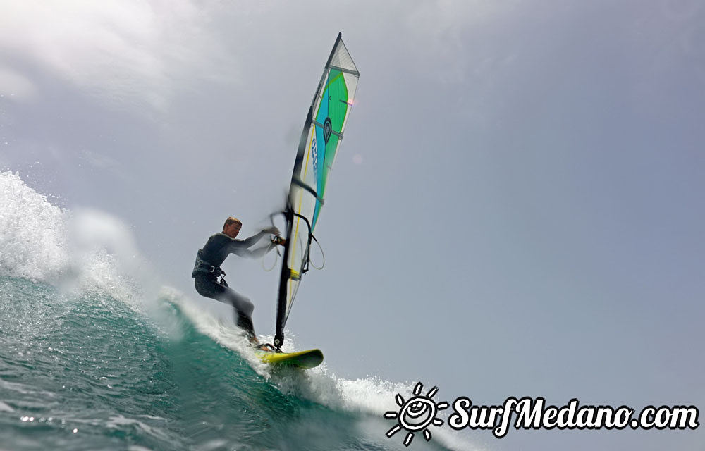Windy Calima in El Medano 16-05-2015 Tenerife