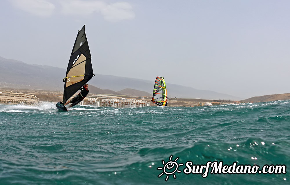 Windy Calima in El Medano 16-05-2015 Tenerife