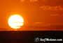 Sunrise at Playa Sur and Cabezo in El Medano Tenerife  