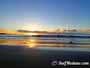 Sunrise at Playa Sur and Cabezo in El Medano Tenerife  