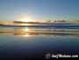 Sunrise at Playa Sur and Cabezo in El Medano Tenerife  