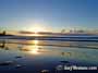 Sunrise at Playa Sur and Cabezo in El Medano Tenerife  