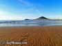 Sunrise at Playa Sur and Cabezo in El Medano Tenerife  