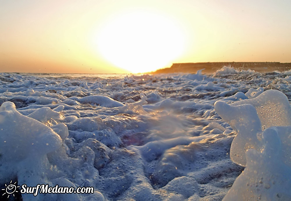 Sunset Bodyboarding at Playa Tejita in El Medano 15-11-2015