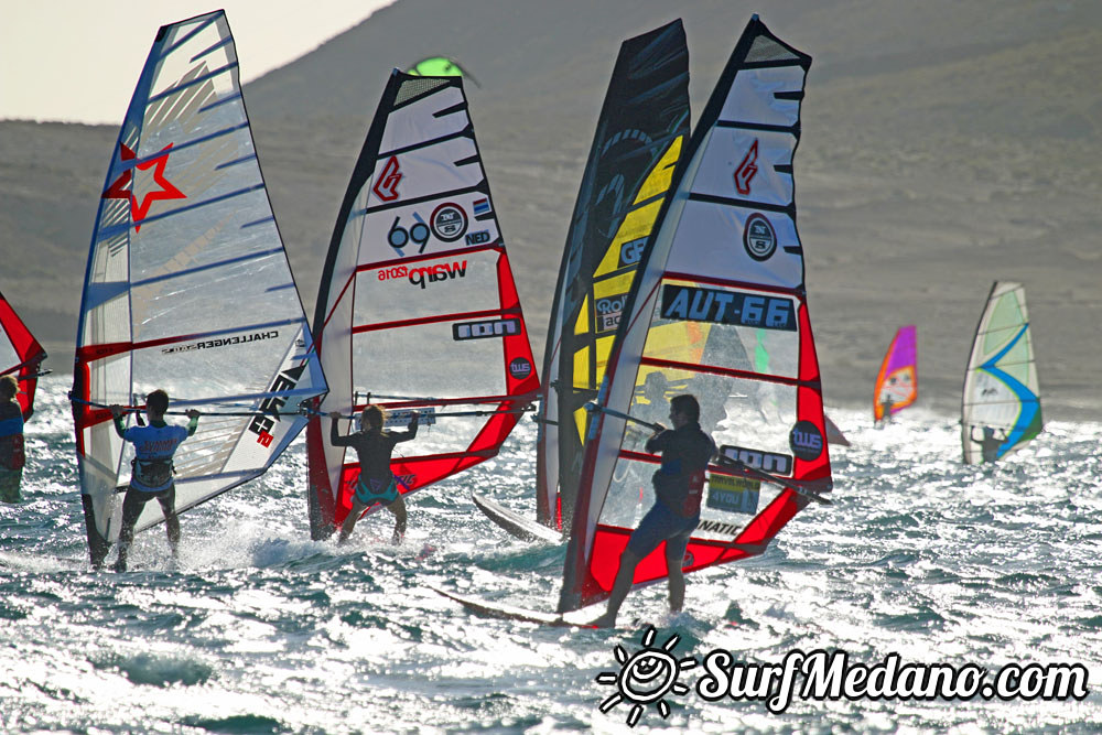 TWS PRO Slalom Training in El Medano 06-01-2016 Tenerife