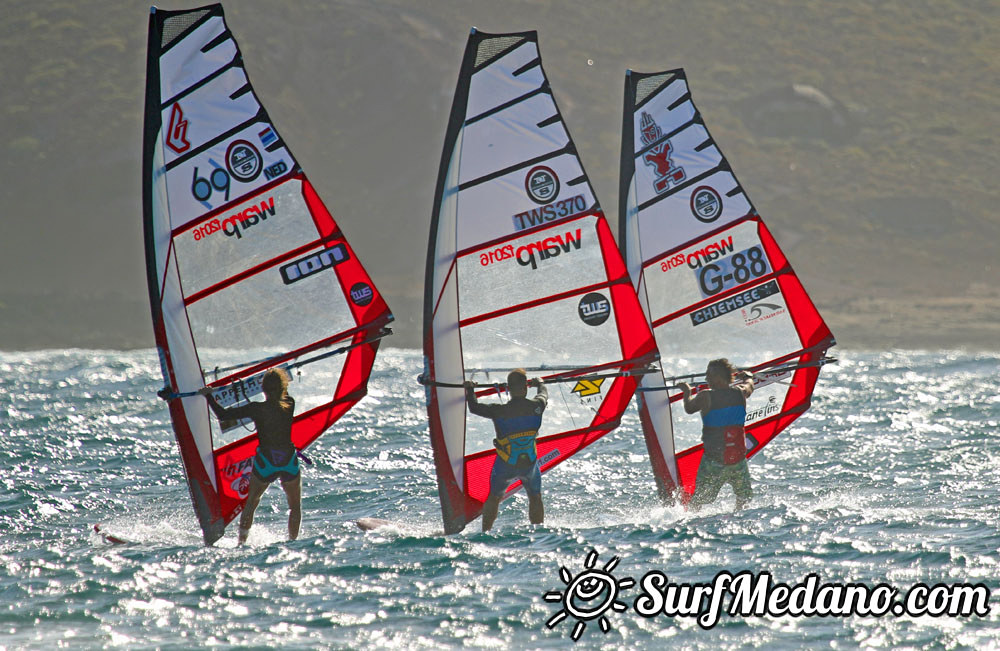 TWS PRO Slalom Training in El Medano 06-01-2016 Tenerife