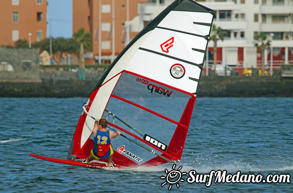 TWS Windsurf Pro Slalom Training 2016 in El Medano Tenerife