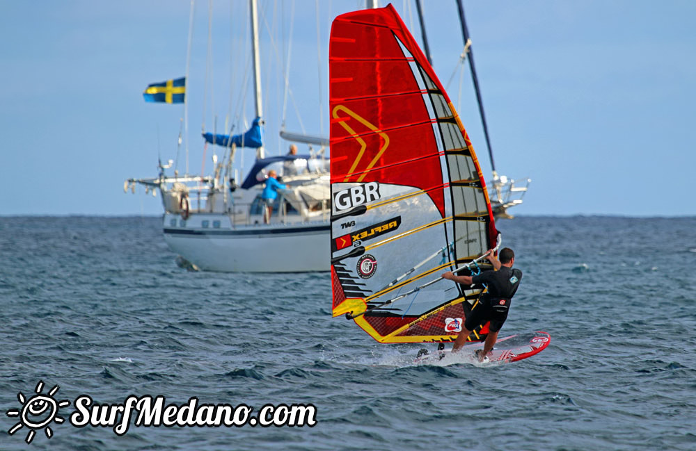 TWS Windsurf Pro Slalom Training 2016 in El Medano Tenerife