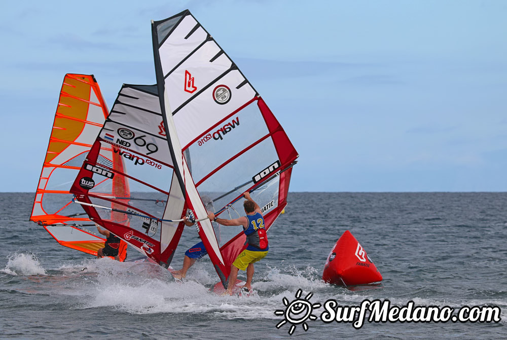 TWS Windsurf Pro Slalom Training 2016 in El Medano Tenerife