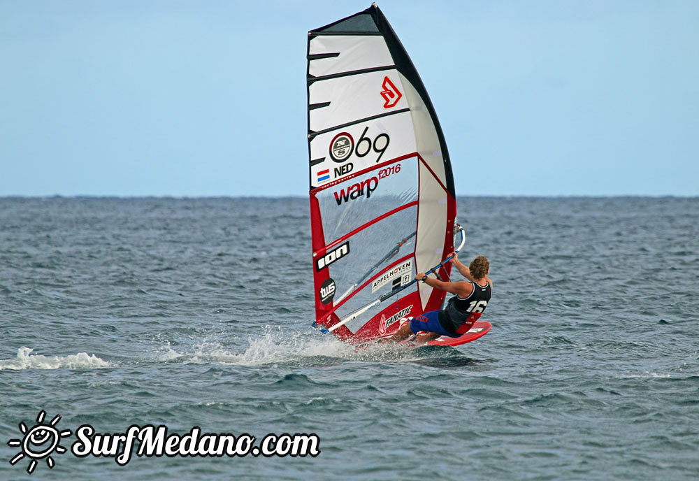 TWS Windsurf Pro Slalom Training 2016 in El Medano Tenerife