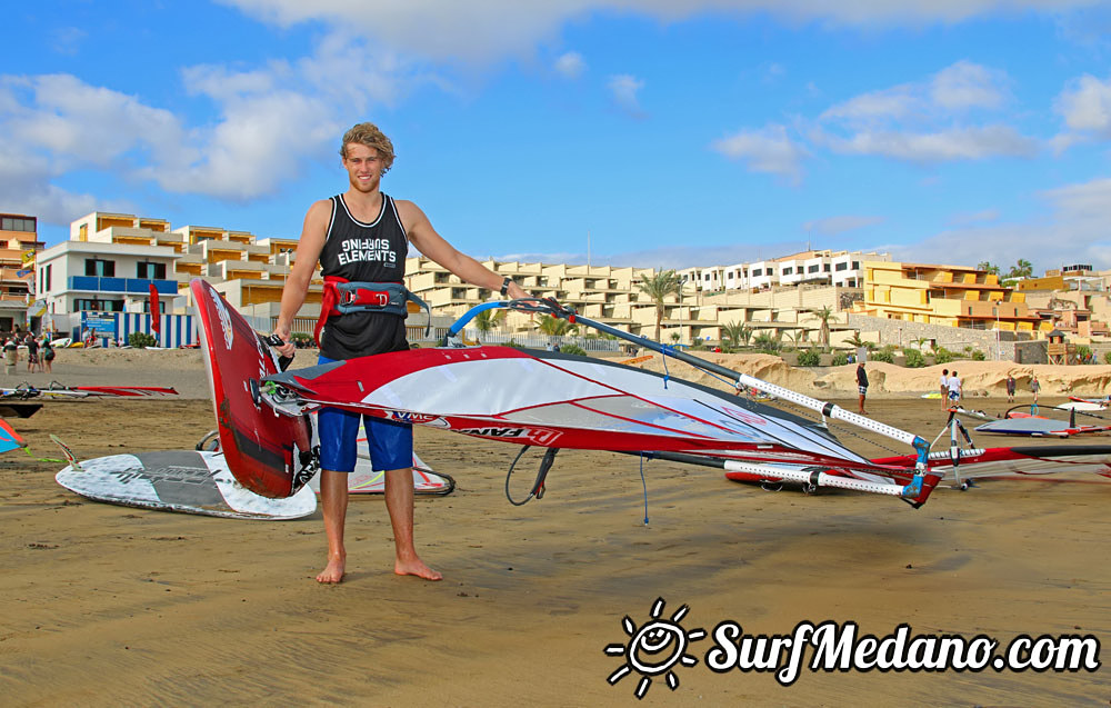 TWS Windsurf Pro Slalom Training 2016 in El Medano Tenerife