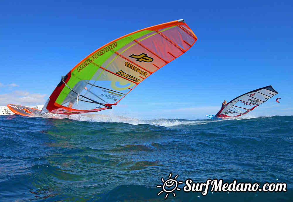 TWS Windsurf Pro Slalom Training 2016 in El Medano