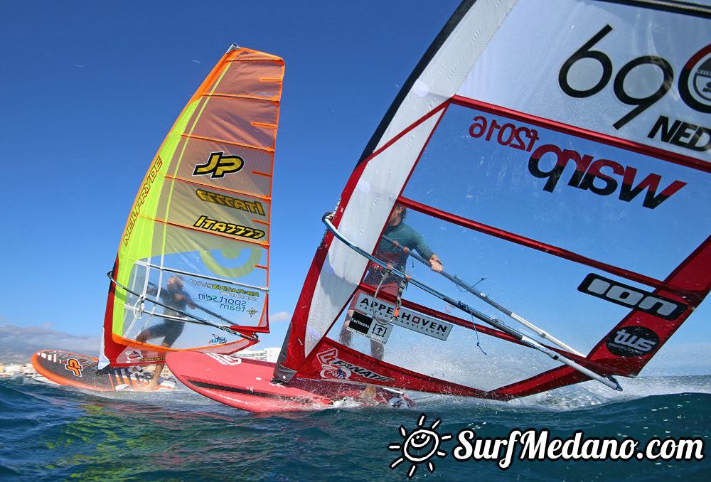 TWS Windsurf Pro Slalom Training 2016 in El Medano