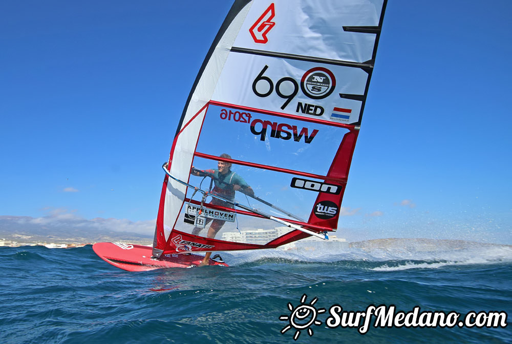 TWS Windsurf Pro Slalom Training 2016 in El Medano