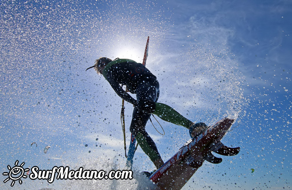 Windsurfing managers working hard in El Medano