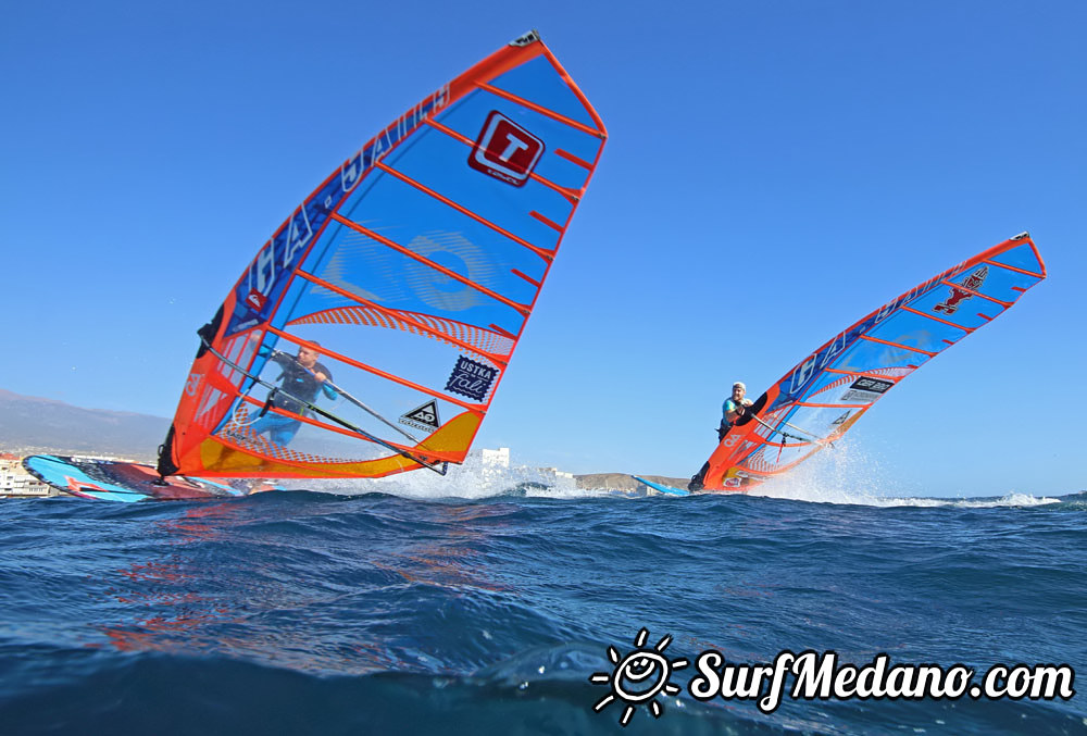 TWS Windsurf Pro Slalom Training 2016 in El Medano Tenerife