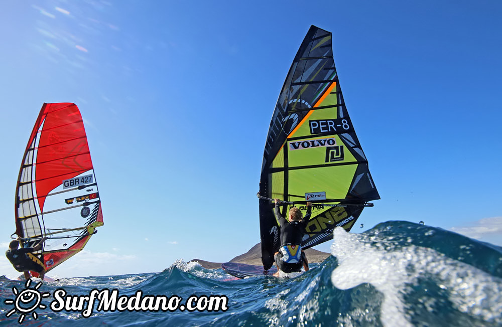 TWS Windsurf Pro Slalom Training 2016 in El Medano Tenerife