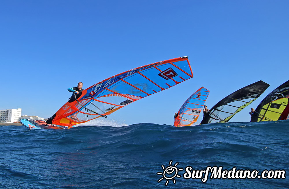 TWS Windsurf Pro Slalom Training 2016 in El Medano Tenerife