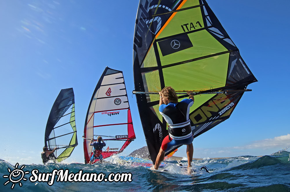 TWS Windsurf Pro Slalom Training 2016 in El Medano Tenerife