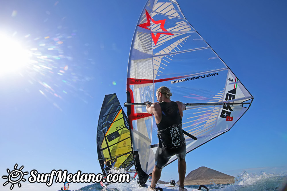 TWS Windsurf Pro Slalom Training 2016 in El Medano Tenerife