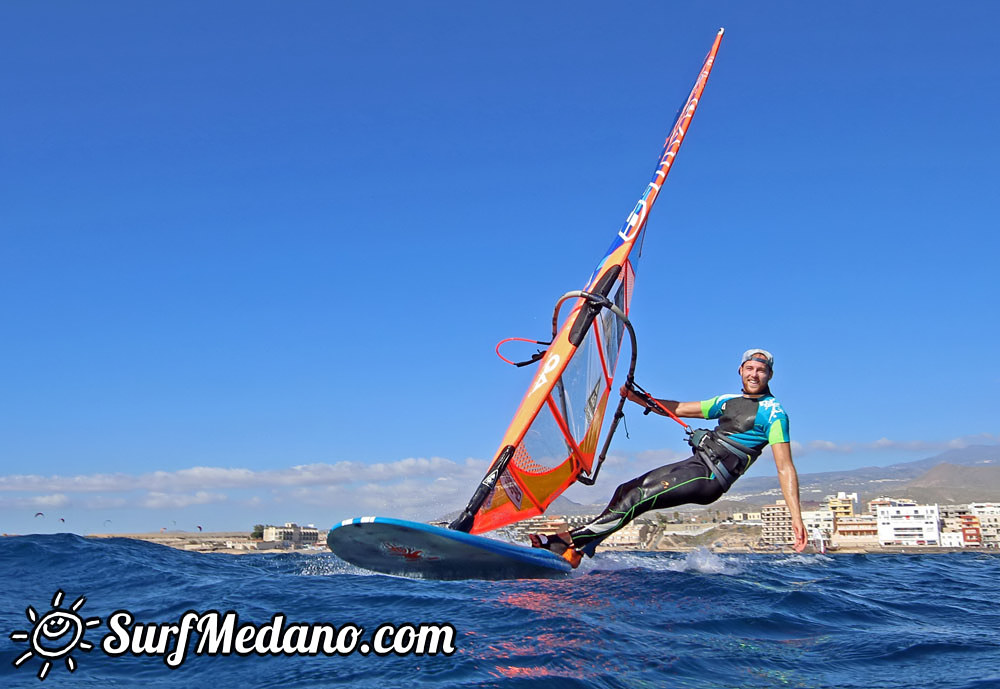 TWS Windsurf Pro Slalom Training 2016 in El Medano Tenerife