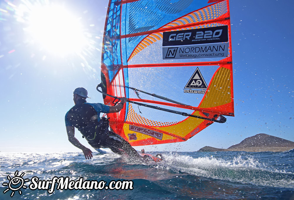 TWS Windsurf Pro Slalom Training 2016 in El Medano Tenerife