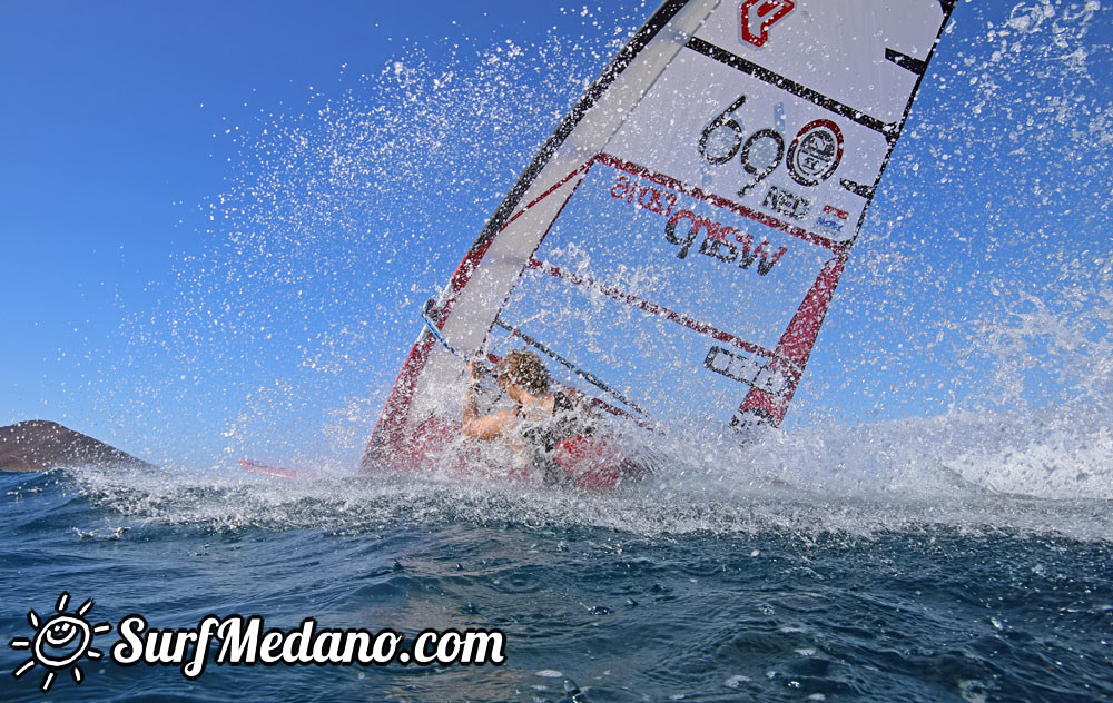 TWS Windsurf Pro Slalom Training 2016 in El Medano Tenerife