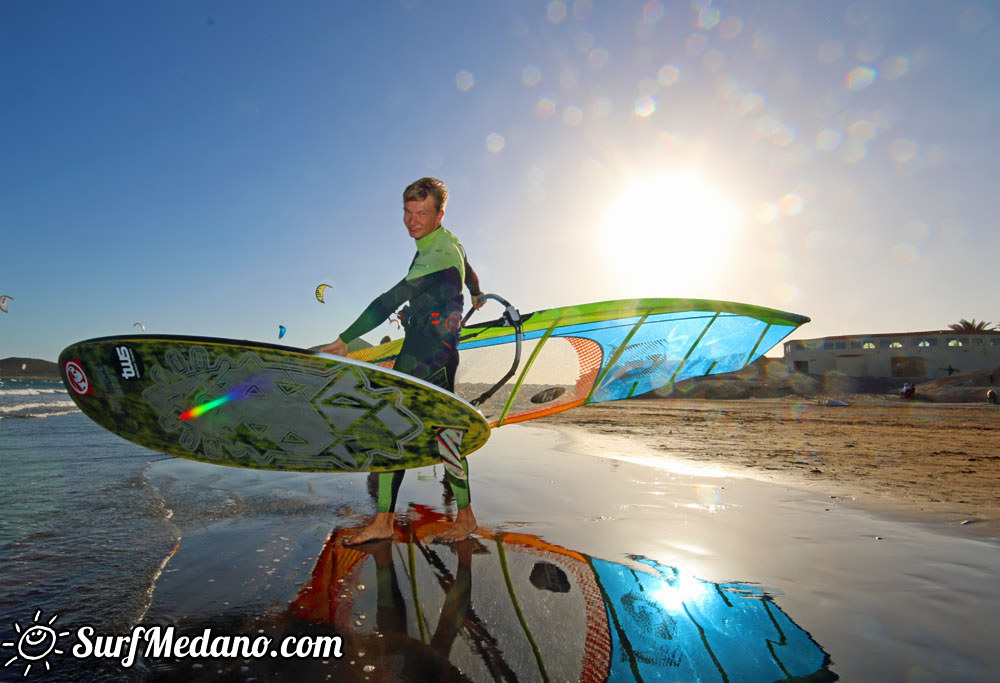 TWS Windsurf Pro Slalom Training 2016 in El Medano Tenerife