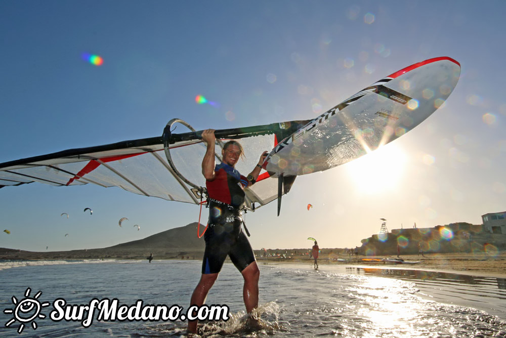 TWS Windsurf Pro Slalom Training 2016 in El Medano Tenerife