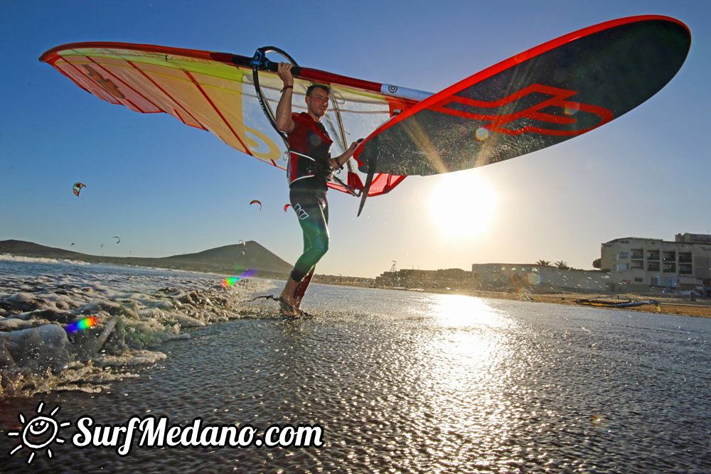 TWS Windsurf Pro Slalom Training 2016 in El Medano Tenerife